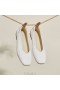  VIVAIA Square Cap Vannavstøtende Flats (Margot 2.0) Flat Shoes Ivory