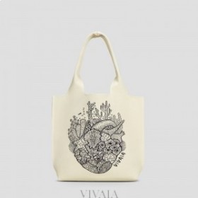  VIVAIA Yoki Tote-Ocean Heart håndveske Ocean Heart