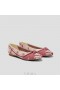  VIVAIA Almond Cap Knotted Flats (Bibi) Płaskie buty czerwone