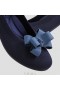 VIVAIA Okrągłe Płaskie Buty (Claire) + Free Bow Płaskie Buty Granatowe
