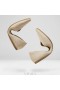  VIVAIA Pointed Cap V-Cut Flats (Wiedeń 2.0) Płaskie buty Złoty migdał