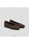 VIVAIA Buty do biegania Square Cap V-Cut Flats (Margot Walker) Buty płaskie Dark Chocolate
