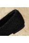  Mokasyny VIVAIA Round-Toe Faux Mink-Knit w kolorze czarnym