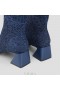 VIVAIA Square-Cap Perforated Heel Boots (Melissa) Buty Niebieskie