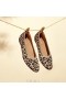  VIVAIA Baletki Almond Cap (Tamia 2.0) Płaskie buty Ciemny Panterka