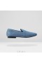  VIVAIA Square Cap Loafers Low Shoes Niebieskie