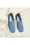  VIVAIA Square Cap Loafers Low Shoes Niebieskie