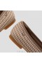  VIVAIA Square Cap V-Cut Flats (Margot 2.0) Płaskie buty Espresso Houndstooth