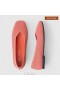  VIVAIA Square Cap V-Cut Flats Płaskie buty Koralowo-pomarańczowe