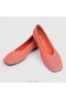  VIVAIA Square Cap V-Cut Flats Płaskie buty Koralowo-pomarańczowe