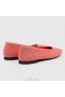  VIVAIA Square Cap V-Cut Flats Płaskie buty Koralowo-pomarańczowe