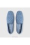  VIVAIA Square Cap Patterned Loafers Low Shoes Niebieskie