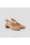  Sandały VIVAIA Square-Toe Block heels (Melody Slingback) Nutmeg