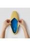 VIVAIA Buty do biegania Square Cap V-Cut Flats (Margot Walker) Buty płaskie Cytryna