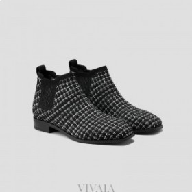  VIVAIA Square Cap Wodoodporne Botki Do Kostki (Ryan Pro) Buty Czarne