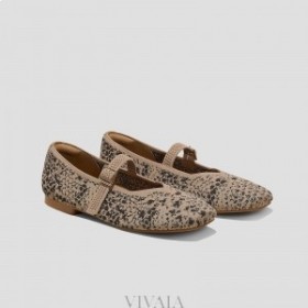  VIVAIA Square Cap Mary-Jane (Margot Mary-Jane) Płaskie buty z wyglądem węża