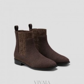  VIVAIA Square Cap Wodoodporne Botki Do Kostki (Riley Pro) Buty Ciemna Czekolada