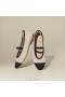  VIVAIA Almond Cap Mary-Jane (Tamia Mary-Jane) Pantofi Plati Negri