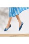  Pantofi plat VIVAIA cu șapcă ascuțită (Valencia 2.0) Cornflower&Nbsp;Ocean
