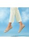  Pantofi de alergare VIVAIA Cu șapcă pătrată Pantofi plat cu tăietură în V (Margot Walker Mesh) Pantofi plati Almond Mesh