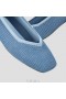  VIVAIA Square Cap V-Cut Flats (Margot 2.0) Flat Shoes Albastru