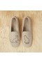  VIVAIA Loafers din tricot cu șapcă pătrată Latte - Cat