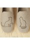  VIVAIA Loafers din tricot cu șapcă pătrată Latte - Cat