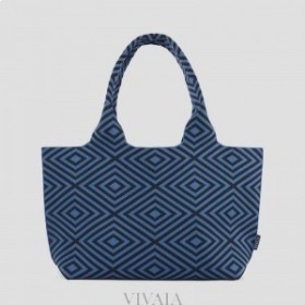  VIVAIA Wallace Tote-Geanta de mana cu diamante Albastru