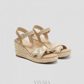  VIVAIA Sandale cu vârf rotund (Sally Pro) Sandale Nude Peach Tiger
