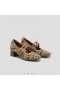  VIVAIA Square-Toe Mary-Jane Heels (Melody Pro Mary-Jane) High Heels Snake Look