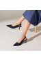 VIVAIA Pointed Toe Slingback Sandále (Addison) Sandále Navy