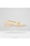  VIVAIA Square Cap Knot Loafers-Cream Ivory Poltopánky Biela