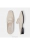  Štvorcová čiapka VIVAIA Knot Wool Mules Mules White