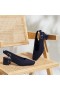  Sandále VIVAIA Square-Toe Block Heels (Melody Slingback) Navy