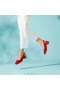  Sandále VIVAIA Square-Toe Block Heels (Melody Slingback) Červené