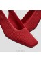  Sandále VIVAIA Square-Toe Block Heels (Melody Slingback) Červené