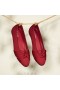 Ravne cipele VIVAIA Almond Cap Knotted (Bibi) Ravne cipele Crvene