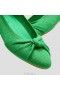  Ravne cipele VIVAIA Almond Cap Knotted (Bibi) Ravne cipele Zelene
