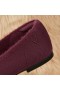  VIVAIA Loafers Bordeaux pletene mokasinke s okruglim vrhom od umjetne nerce - Medvjed