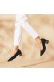 Visoke cipele VIVAIA sa šiljastom kapom (Aria Block Heels), crne
