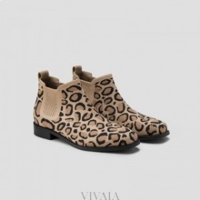 VIVAIA Vodootporne gležnjače s četvrtastom kapom (Ryan) Čizme Tamni leopard