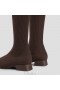  VIVAIA Round-Toe Vattenavvisande Ull Over-the-Knee Boots (Madeline Pro) Stövlar Mörk choklad