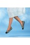 VIVAIA löparskor Square Cap V-Cut Flats (Margot Walker) Flat Shoes Checker