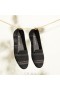  VIVAIA Round-Toe Stripe Loafers Svart