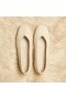  VIVAIA Squared Cap Terry Knit Flats (Margot 2.0) Platta skor Vita