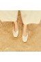  VIVAIA Squared Cap Terry Knit Flats (Margot 2.0) Platta skor Vita