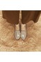  VIVAIA Round-Toe Terry Knit Loafers Latte - Lama