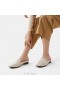  VIVAIA Square Cap Knot Ull Mules Mules Vit