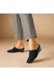  VIVAIA Square Toe Wedge Mules (Margot Wedge Mules) Mules Black