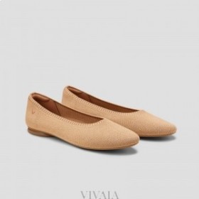  VIVAIA Mandel Keps Balett Flats (Tamia 2.0) Platta Skor Muskotnöt